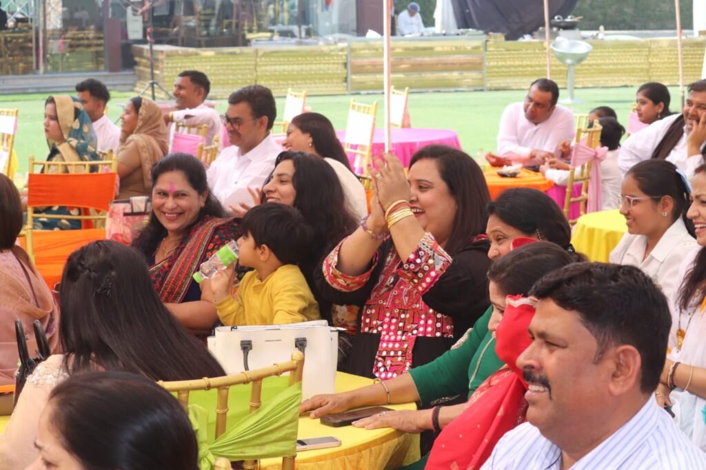 comedian Shambhu Shikhar, laughter and colors galore at a Corporate Show Wonder Cement's Holi Milan function.